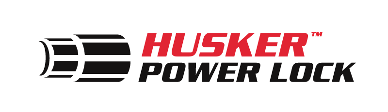 Husker Power Lock logo on a white background