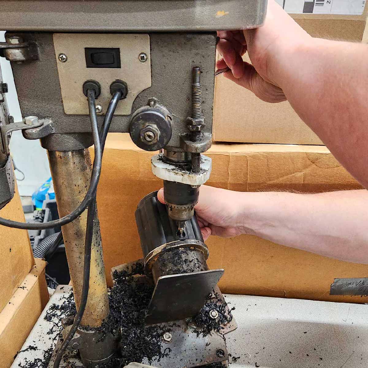 building husker power lock by hand