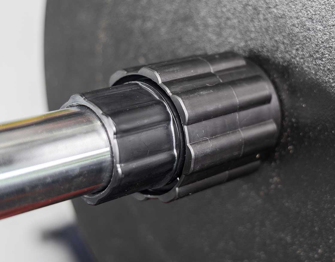 husker power lock detail shot